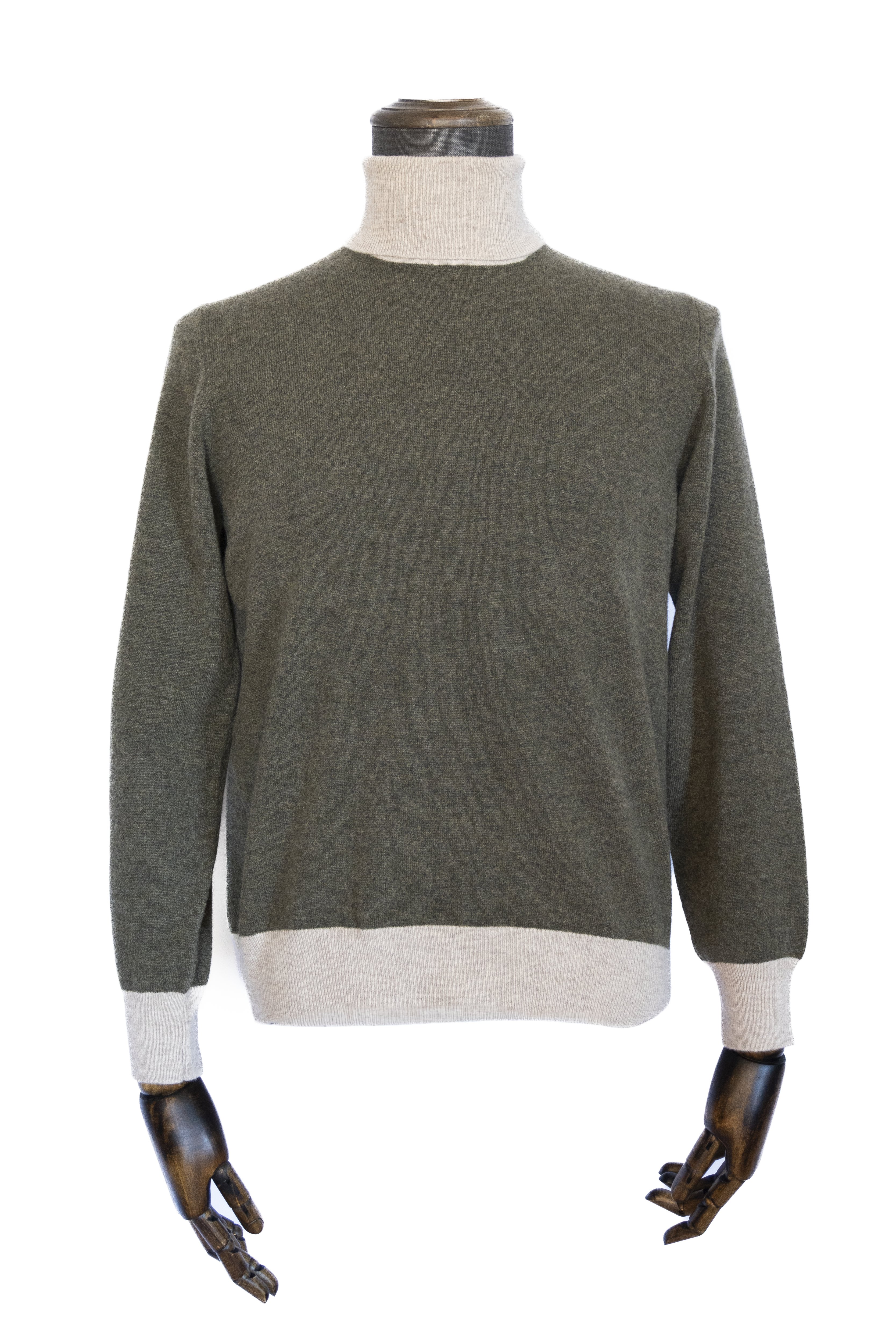 Maglione dolcevita 30% cashmere - 70% lambwool