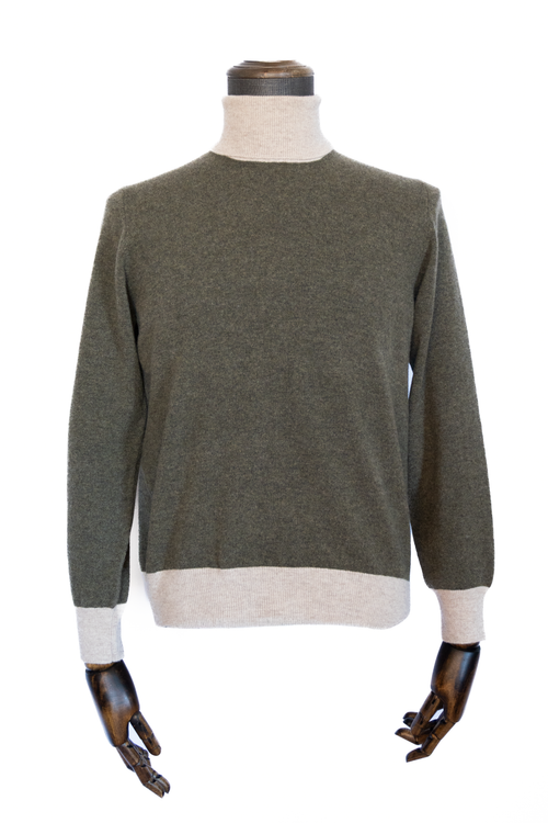 Maglione dolcevita 30% cashmere - 70% lambwool