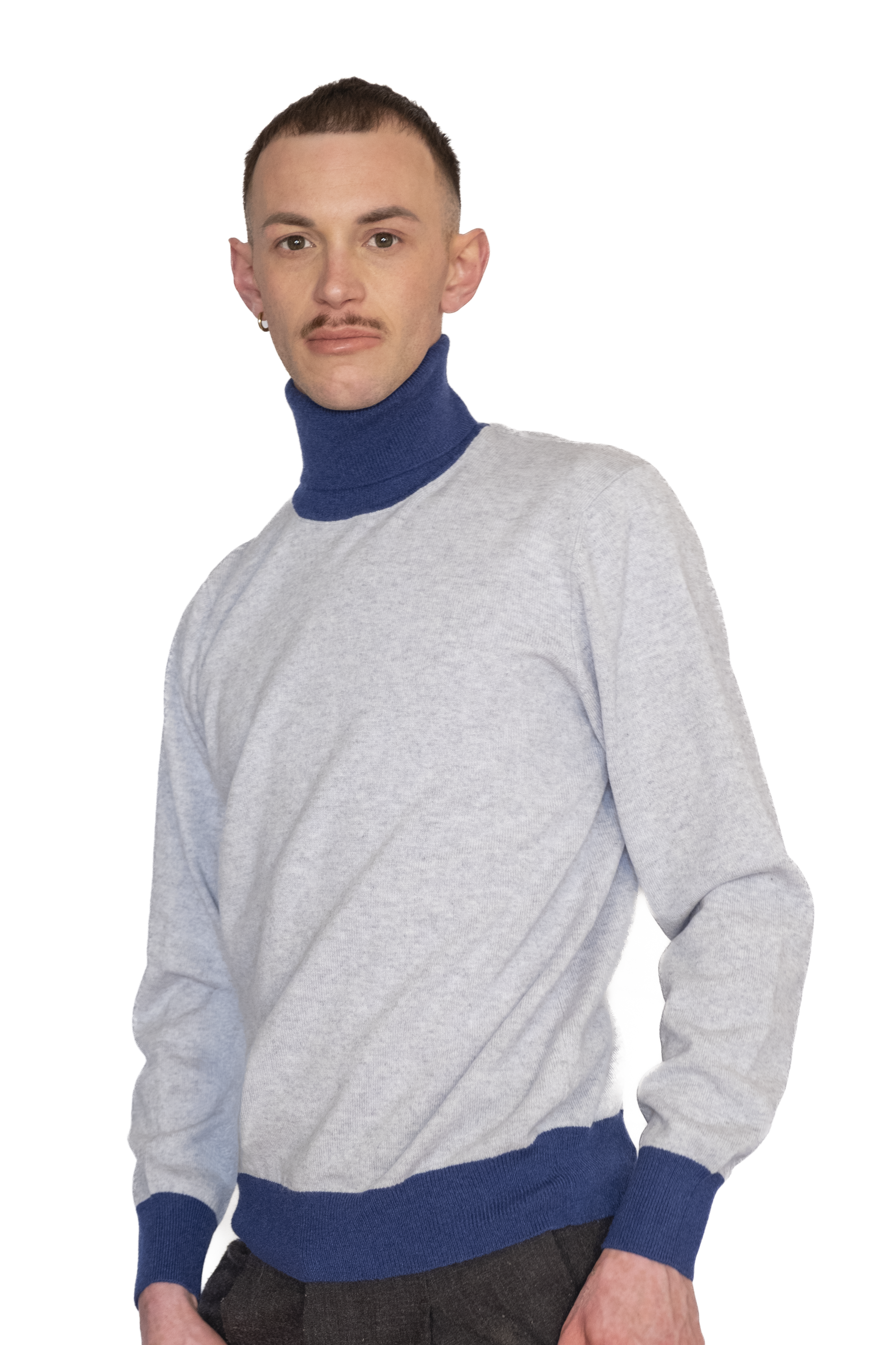 Maglione dolcevita 100% cashmere