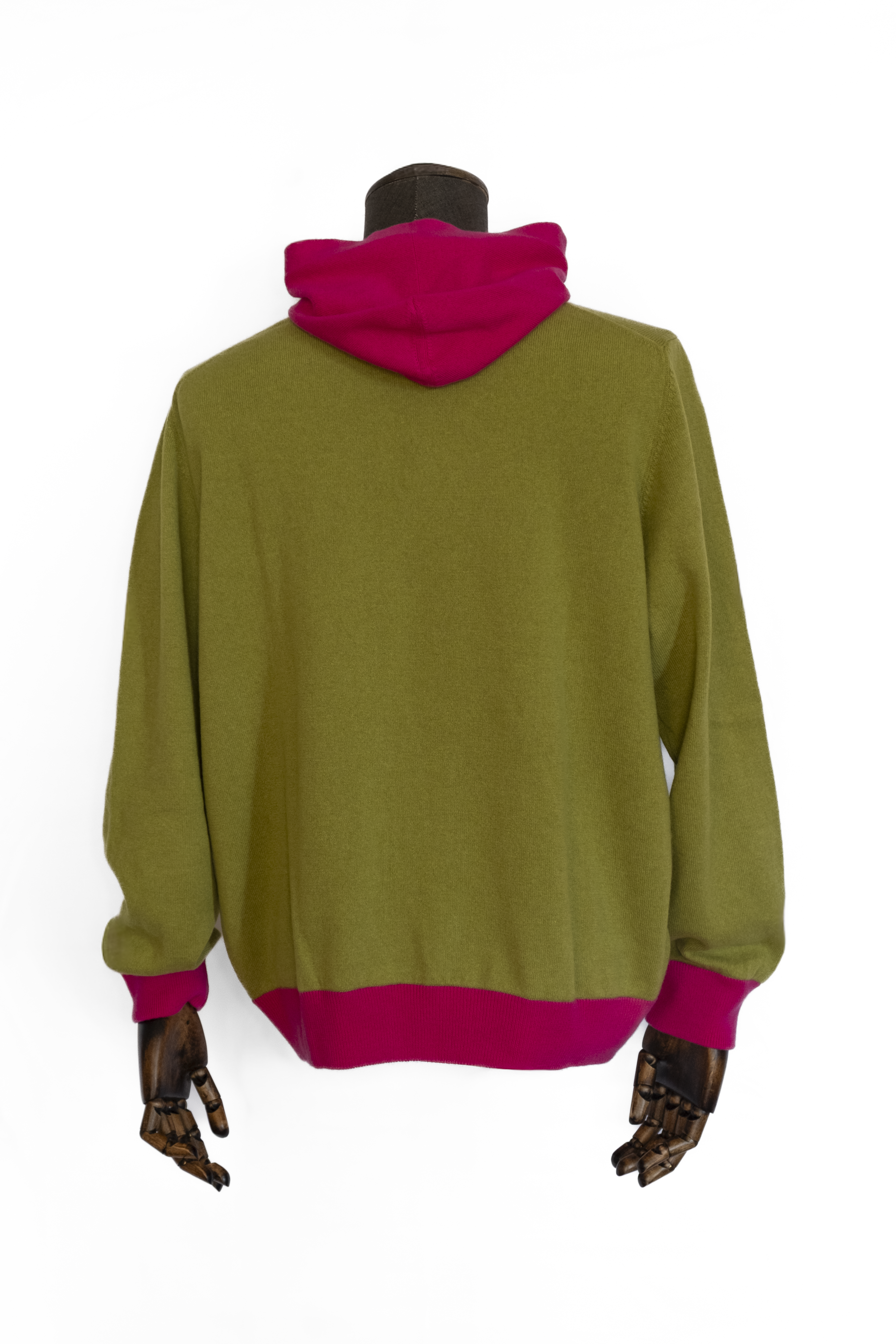 Felpa con cappuccio 100% cashmere