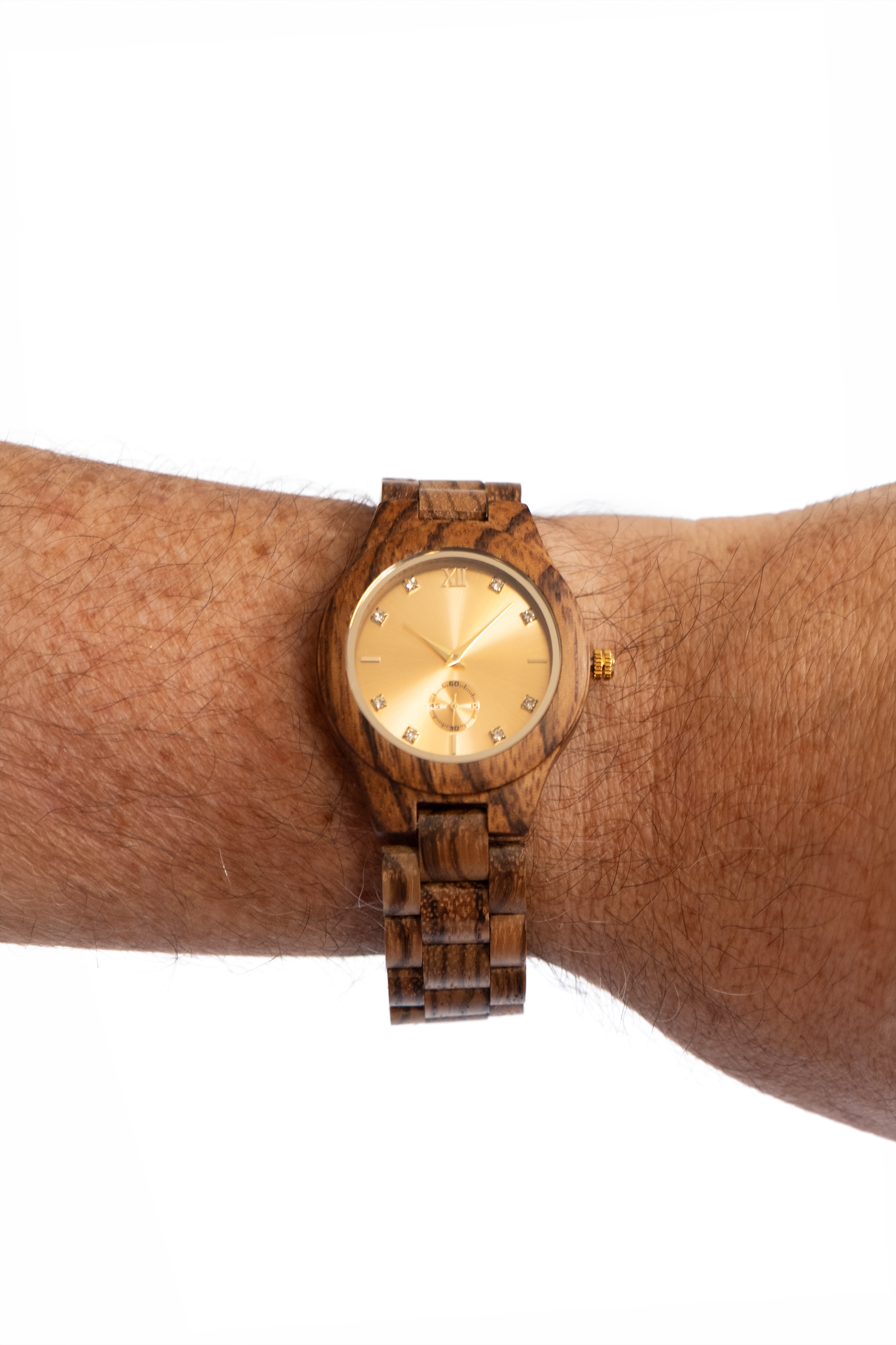 Orologio in Zebrano