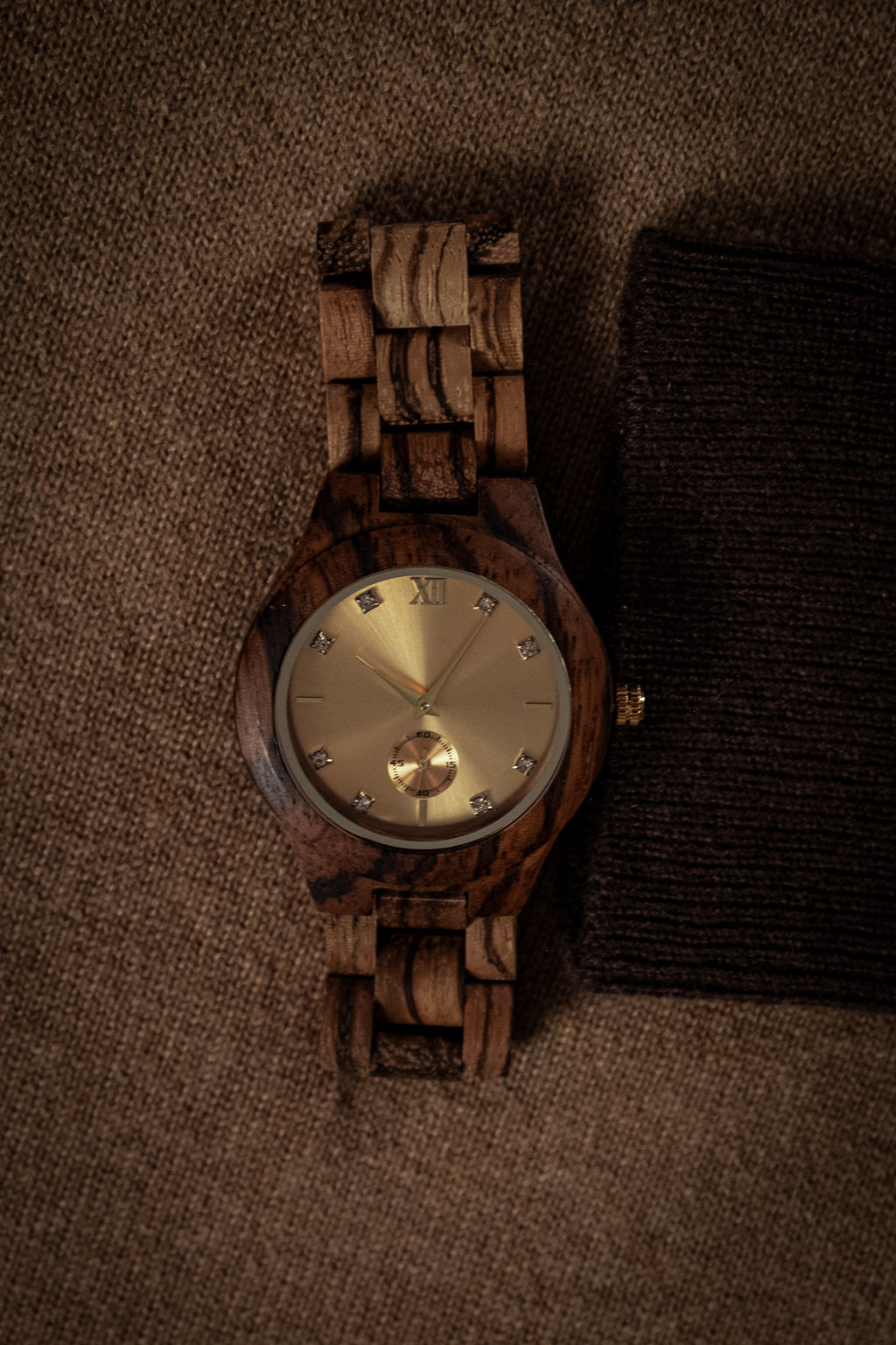 Orologio in Zebrano