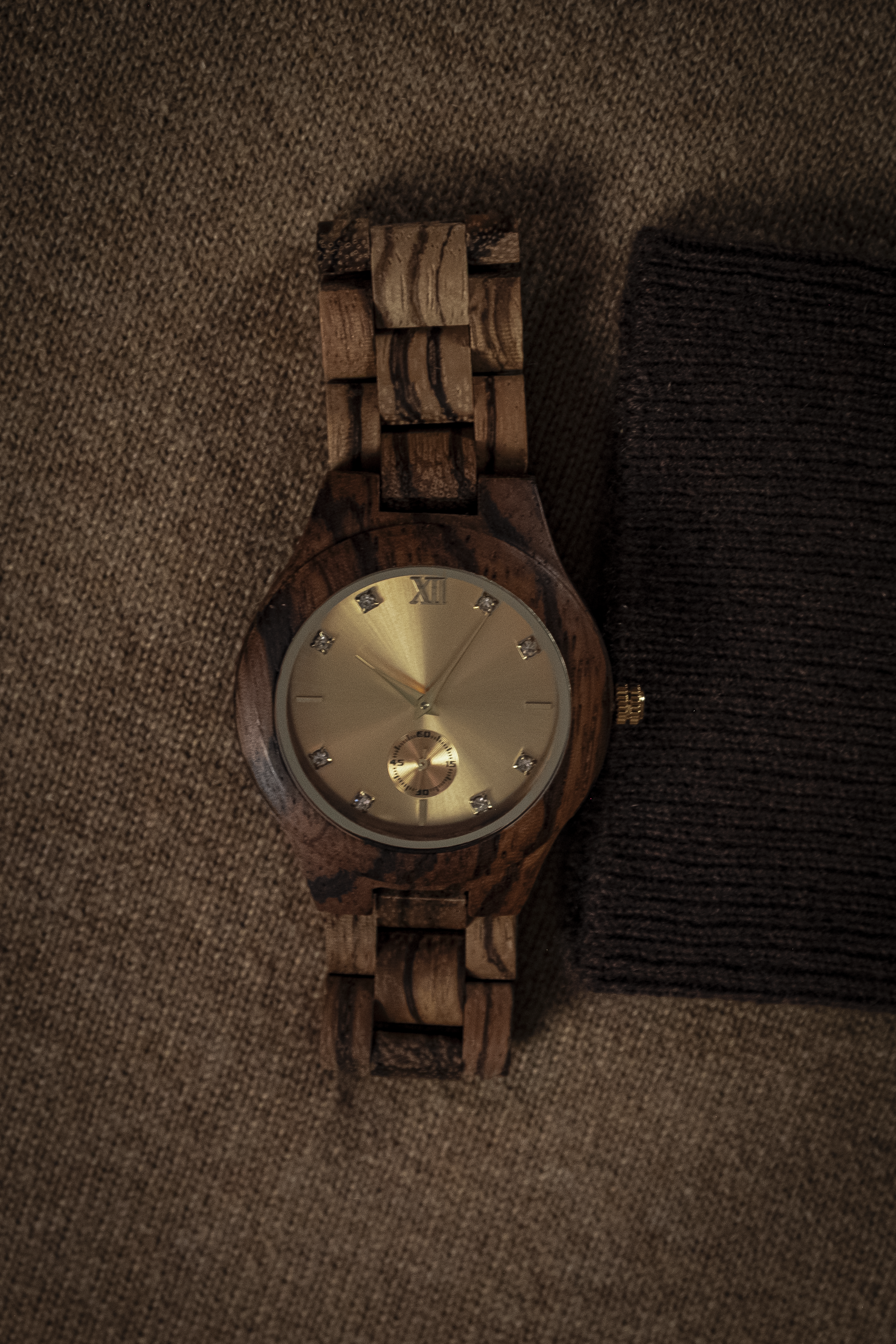 Orologio in Zebrano