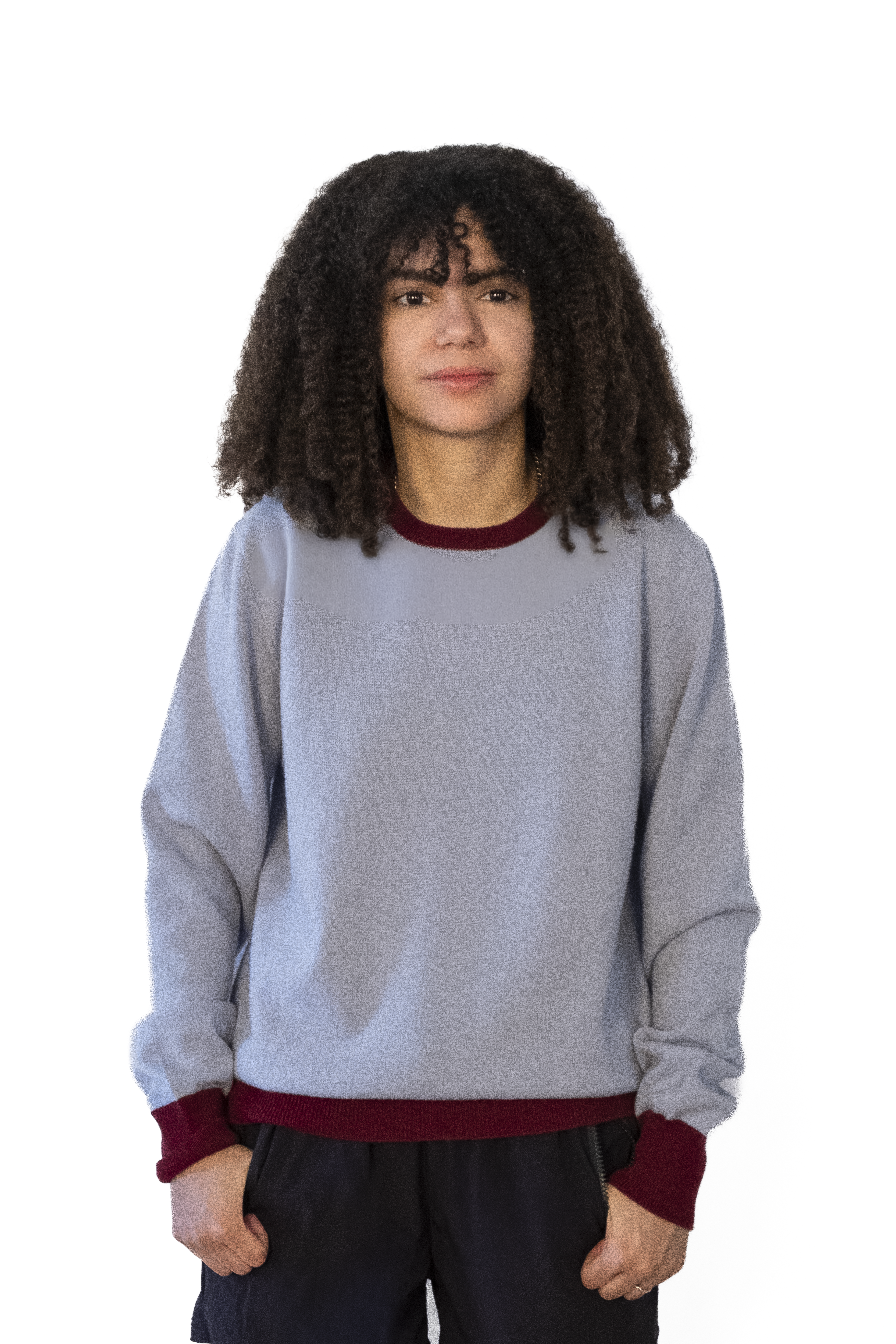Maglione girocollo 30% cashmere - 70% lambwool
