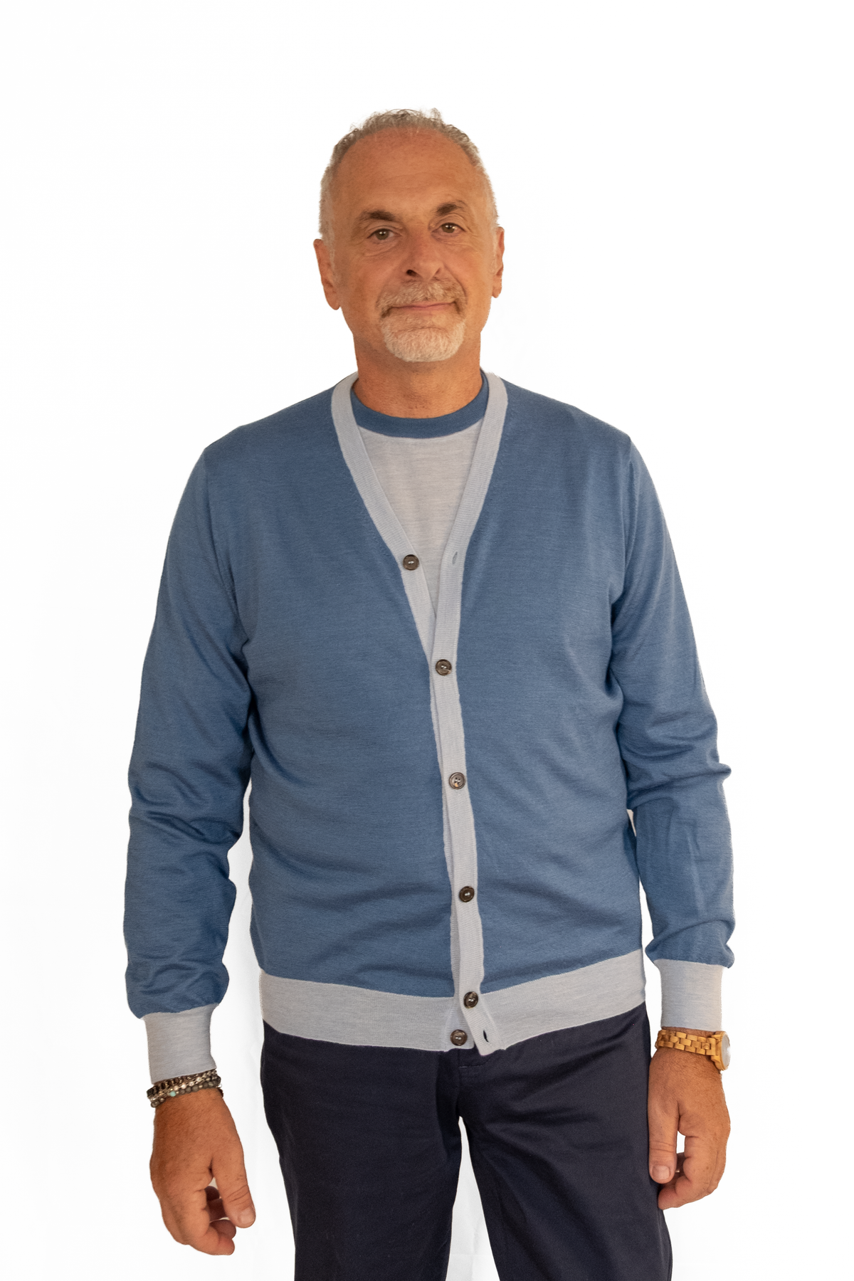 Cardigan 70% cashmere - 30% seta