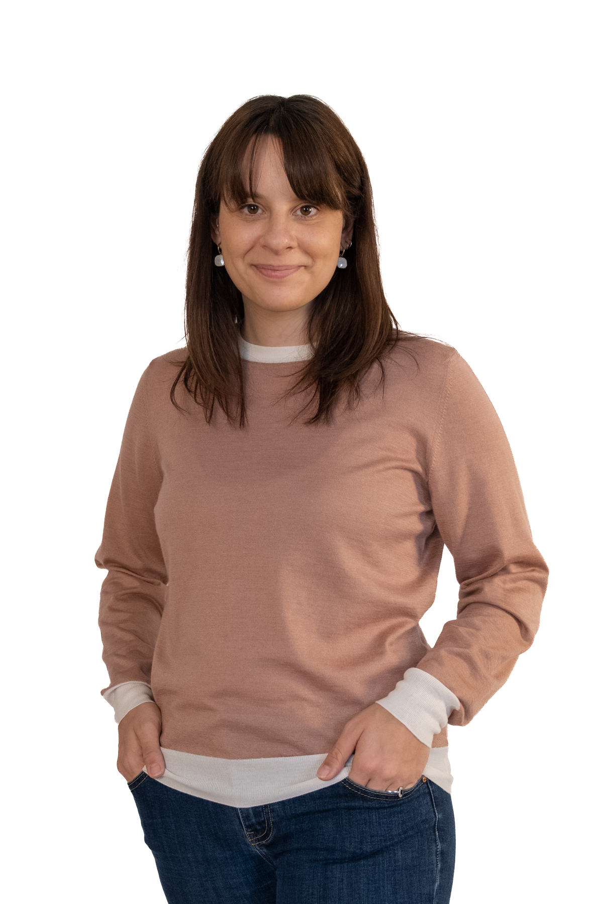 Maglia manica lunga 70% cashmere - 30% seta