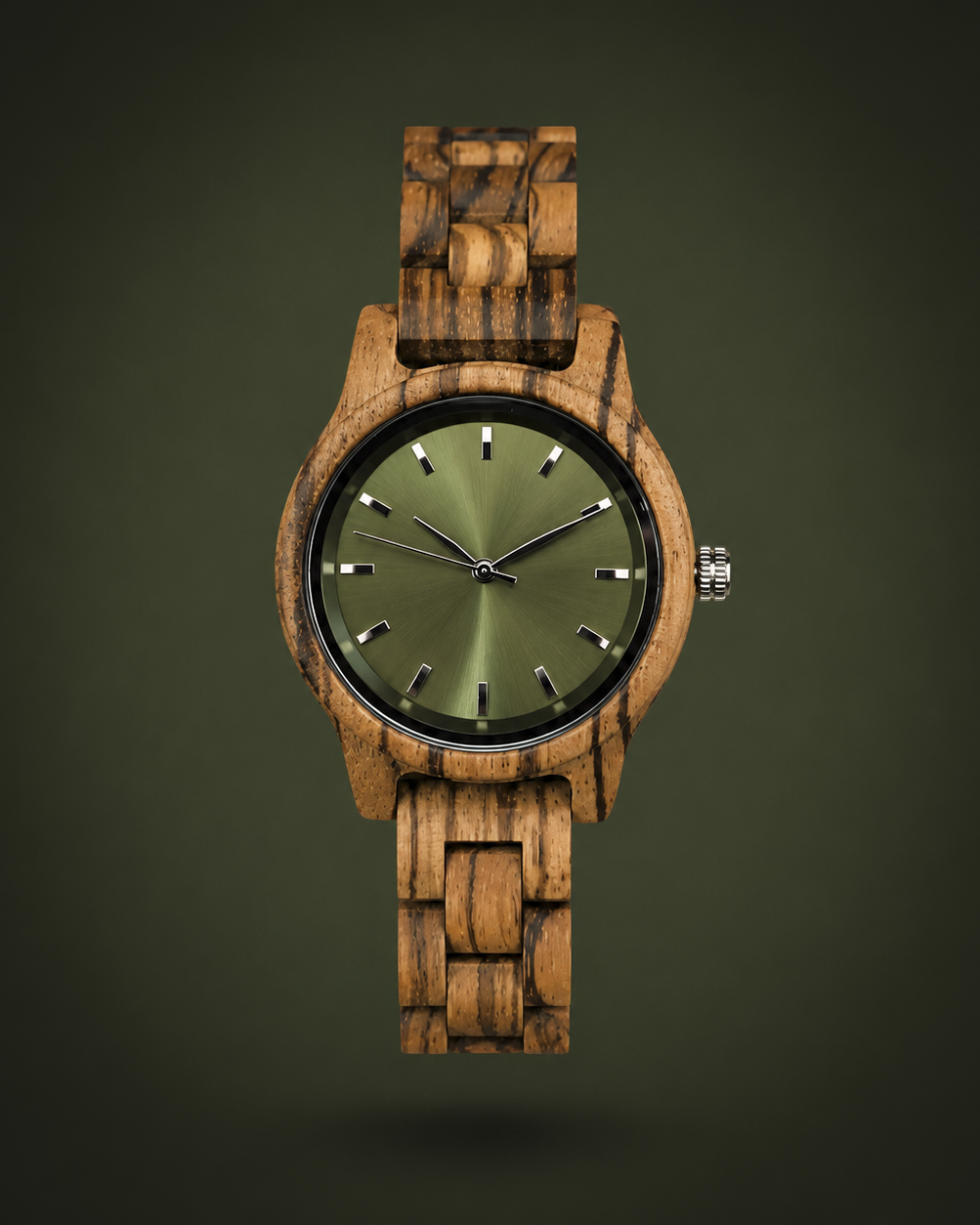 Orologio in Zebrano