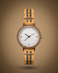 Orologio in Sandalo Verde e Ulivo