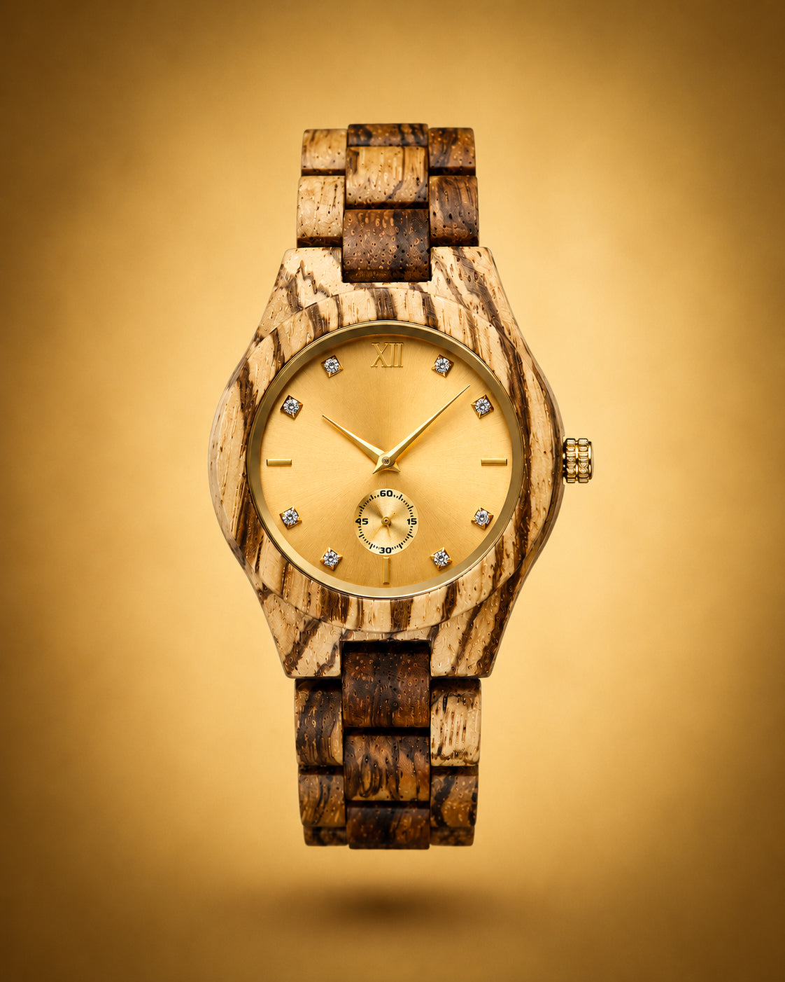 Orologio in Zebrano