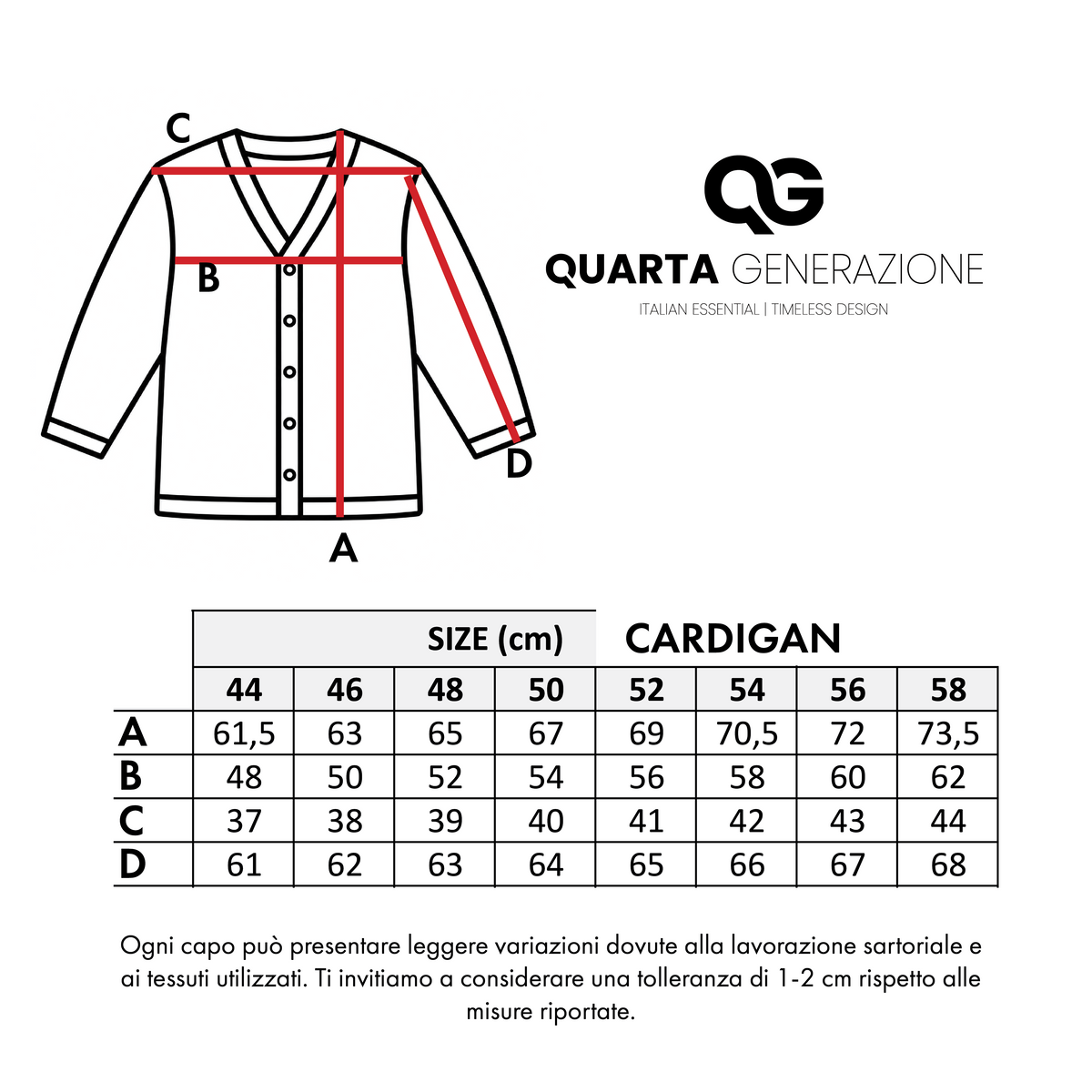Cardigan 70% cashmere - 30% seta